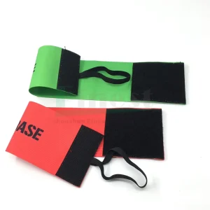Promotional Sublimation Printing Team Armbands Elastic Arm Band With Hook and Loop Closure
