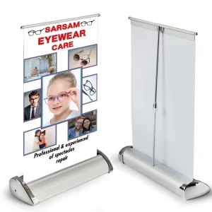 Pull Up Stand Table Top Banner Roll Up Banner A3 A4 Double Sided Tabletop Retractable Banners