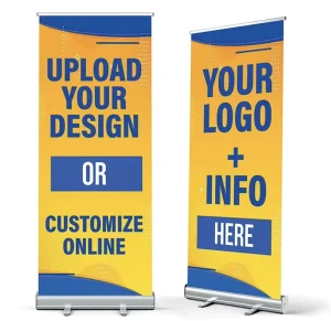 Pull up Banner Roll up Exhibition Advertising Banners With Custom Logo and Stand