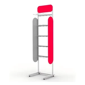 Quali Heavy Duty Capacity Sturdy Base Precision Cut Laser Engraved Retail Display Stand