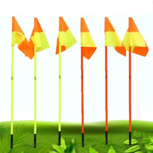 Quality Training Equipment Sport Soccer Training Corner Flag With Injection Water Base
