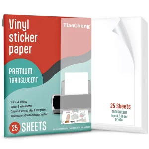 Quick Label PP Waterproof Printable Self Adhesive A4 Size White Clear Sticker Paper for Grocery Use Inkjet Laser Compatible