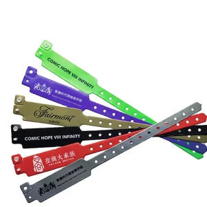 RFID VIP Pass Admission Events 13.56Mhz Disposable RFID Bracelet Vinyl Id Wristband for Events