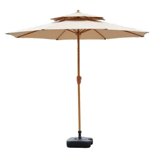 RG13 Large Outdoor Sun Protection Parasol Courtyard Column Umbrella for Balcony Camping Garden and Market Stall Use
