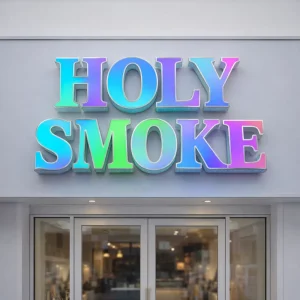RGB Acrylic Channel Letter Sign Gradient LED Letter Signage Illuminated 3D Logo Letters Custom Light Up Sign Signage Outdoor