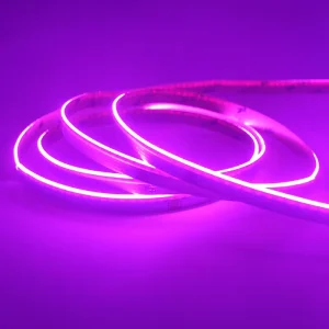 RGB Pink Soft COB LED Strip Light Magic RGB LED Strip Light Sideview COB LED Strip