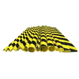 RONGHE Customized PU Foam Anti Collision Strip for Garage Parking Lot Corner Protection Self Adhesive Yellow Black Warning Strip