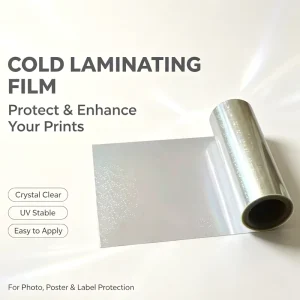Rainbow Hologram Cold Lamination Film Roll DIY Craft Sticker Protective Laminating Film