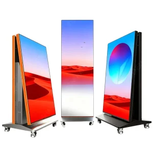 Rechargeable Double-Sided LED Stand Menu Display Sign Magnetic LED Poster Modules Panel Easy Change for Coffee Shop Retail Store