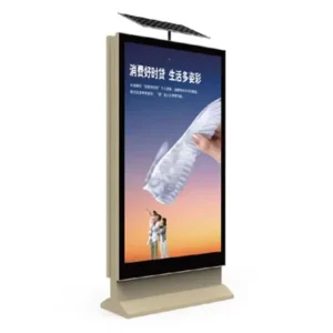 Rectangle Aluminum Profile LED Back Light Poster Double Sided Static Advertising Light Box Mupi Solar Power Hanging Outdoor