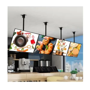 Rectangle Aluminum Restaurants Menu Tempered Glass LED Light Box with Poster Frame Illumination Billboard for Advertising