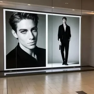 Rectangle Decorative 8000-10000K 180W-200W High Brightness Retail Store Business Advertising Lightbox