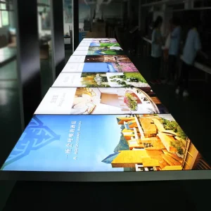 Rectangle Hanging Aluminum LED Advertising Lightbox with High Brightness LEDs
