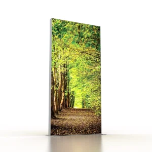 Rectangle Indoor Hanging LED Light Box Full Color High Brightness Display Stand 80mm Aluminum Frame Advertising Exhibition