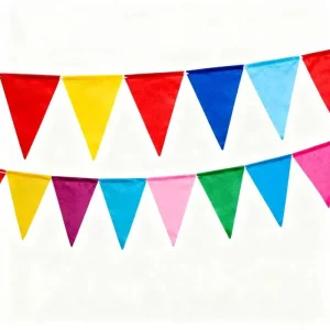 Rectangle Pennant Checkered Flag Digital Printing Full Color Polyester Black White Motor Race Custom Size Hanging String
