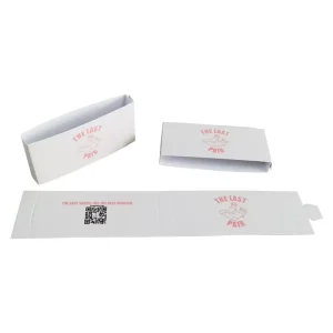 Recycled 300g Kraft Paper Sleeve Gold Foil Stamping UV Matte Lamination Offset Printing Wrapping Paper for Socks&Clothings