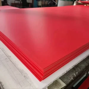 Red PVC Foam Board