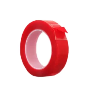 Red Transparent Acrylic Double-Sided Tape 1mm Hardware Car Anti-Collision Strip Strong Adhesive
