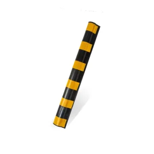 Reflective Anti collision Warning Guard Rubber Wall Corner Protector Strip for Basement Garage Edge Wall Traffic Warning
