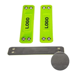 Reflective PVC Armbands Slap Arm Band Custom Logo Night Sports Safety Sign Elastic Bracelet Armband for Running