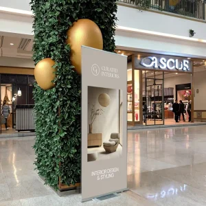 Reliable Roll Up Banner Stand Supplier Plastic Steel Material