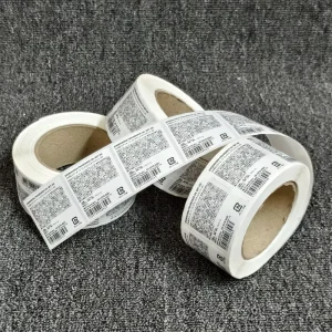 Removable Adhesive Label No Residue Easy Peel Off Custom Printed Vinyl Sticker for Packaging