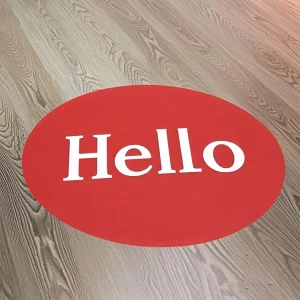 Removable Floor Sticker for Exhibition Storefront Advertising Custom Vinyl Film