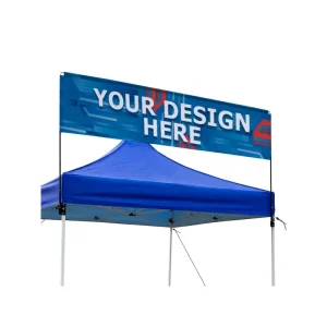 Replacement Custom Design Canopy Tent Billboard Banner Promotional Polyester Heavy Duty Banner Frame Advertising Pop up Banner