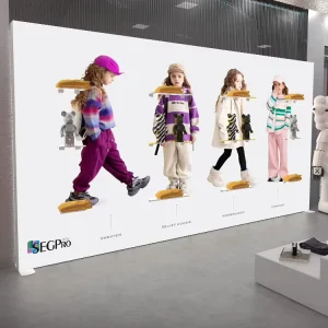 Retail Fabric Light Box Signage Retail Display Light Box SEG Light Box Fabric Graphics for Trade Shows