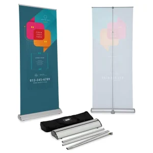 Retractable Banner Stand Aluminum Roll up Banner Stands Pull up Banner