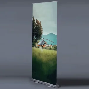 Retractable Roll Up Banner Stand Aluminum Indoor And Outdoor Advertising Display For Exhibition Display Promotion