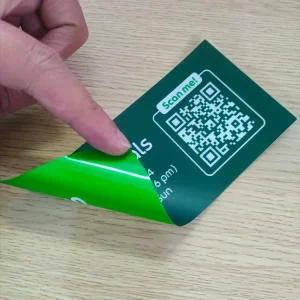 Reusable No Glue Double Side Glass Door Stickers Windshield Transparent Vinyl Film Custom Car Static Cling Window Sticker