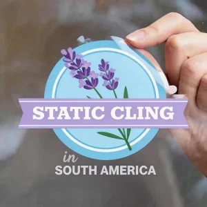 Reusable Static Cling Window Sticker Custom Printed Promotional Glass Decal for Retail