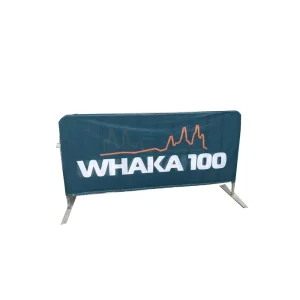 Road Advertising Mesh Banner Fencing Signs Steel Crowd Control Barrier Barricad Banner Cover