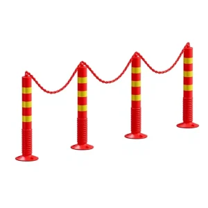 Road Junction Anti Collision Reflective Warning Column Flexible Road Sign Can Not Break PU Elastic 75cm for Rural Road