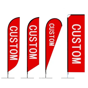 Roadside Event Banner Promotional Teardrop Banner Advertising Teardrop Flag
