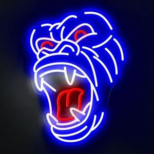 Roaring Pattern Studio Store LED Neon Sign Wall Decor Dimmable Switch USB Powered Playroom Bedroom Home Decor Personalized Art
