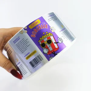 Roll Packaging Product Business Stickers Shoe Logo Label Custom Printing Honey Food Dedicated Label Adhesive Vinyl Sticker