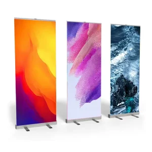 Roll up 85x200cm Advertising Rollup Stand Retractable Promotion Roll up Banner Display for Event with Carrying Bag
