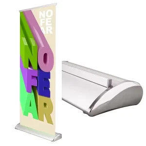 Roll up Banner 85*200cm Deluxe Teardrop Roll up Stand with Eco friendly Fabric Banners Flex Pop up Display