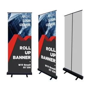 Roll up Banner Classic Aluminum Metal Roll up Banner Stand Display With Custom Graphic