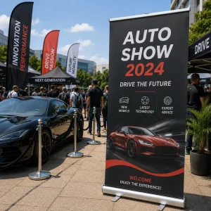 Roll up Banner Display Solution for Product Launches and Brand Promotion