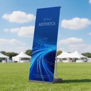 Roll up Display Stand Windproof Door type Display Stand 80×180 Vertical Outdoor Billboard custom Poster Design and Production