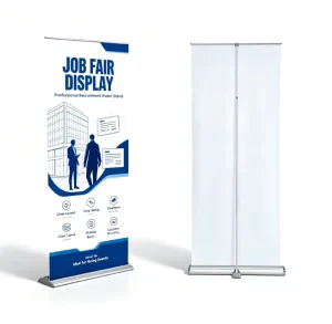 Roll up Displays Banner Stand Portable Aluminum Pull-up Retractable Banner With Logo and Stand Advertising Banner