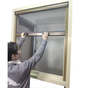 Rolling Mesh Window Screened Meshes Windows Anti-Mosquito Insect up Down Sliding Mesh Screen Windows