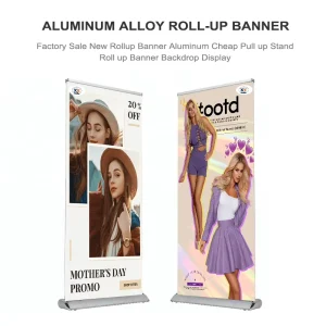 Rollup Standee Display Roll up Advertising Banner Stand Pull up Banner Aluminum Retractable Banner Stand Display Racks