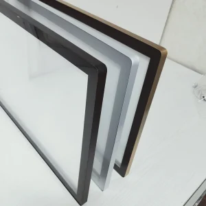 Round Corner 40x60cm 50x70cm LED Light Magnetic Picture Frame Light Box with Sucking Disc