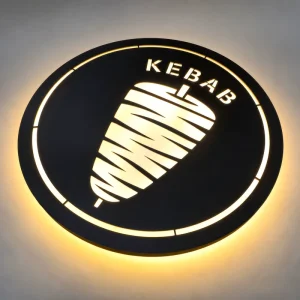 Round Led Advertising Light Boxes Bright Waterproof Light Box Display For Indoor And Outdoor Branding Aluminum Frame