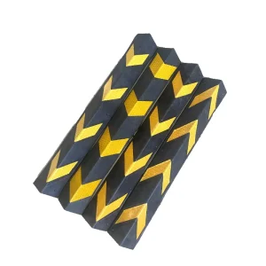 Rubber Corner Protector Reflective Anti-collision Protective Strip for Underground Car Park Columns and Traffic Facilities