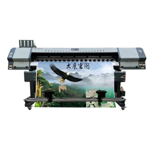 SC1280Y Blue Color Single Head Inkjet Printer I3200 Printhead Roll Roll for Advertisement Printing Machine Eco Solvent